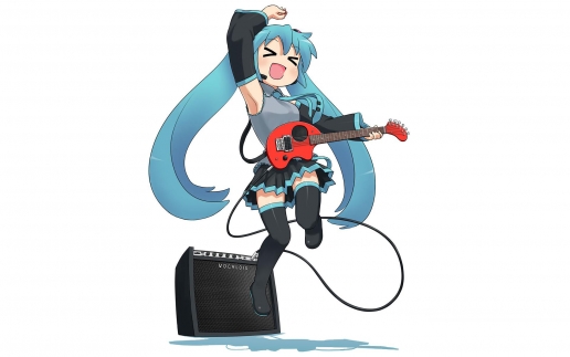 Miku plays Guitar 2