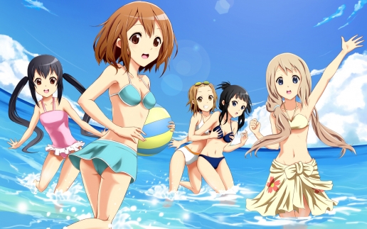 K-ON!! Beach Fun