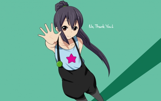 K-ON!! Azusa - NO, Thank You!